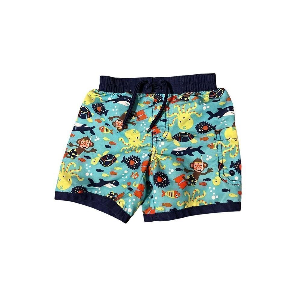 Old Navy 12-18 month Boys Bathing Suit • Underwater Design